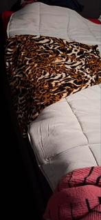 Mooie rok in panterprint, Ophalen, Gedragen, Bruin