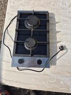 2pits gasfornuis met  elektronische ontsteking, Witgoed en Apparatuur, Kookplaten, Gebruikt, Gas, Vrijstaand, 4 kookzones