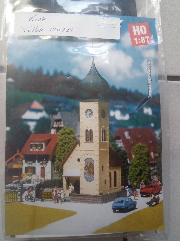 Kerk  Faller 1.87, Overige merken, Gelijkstroom of Wisselstroom, Brug, Tunnel of Gebouw, Nieuw