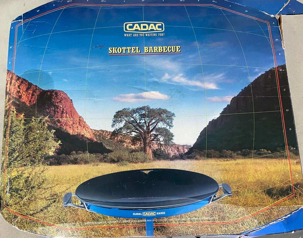 Cadac Skottelbra gas bbq, Ophalen, Gebruikt