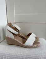 Zomerse witte hakjes, Wit, Nieuw, Ophalen of Verzenden, Schoenen met hoge hakken