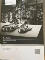 Siemens kookplaat 80 cm met Novy afzuigkap, Ophalen of Verzenden, Zo goed als nieuw, Inbouw, Inductie
