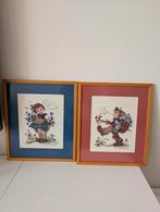 Vintage M.I. Hummel Handgeborduurde Kruissteek, Minder dan 50 cm, Gebruikt, Overige typen, Ophalen of Verzenden