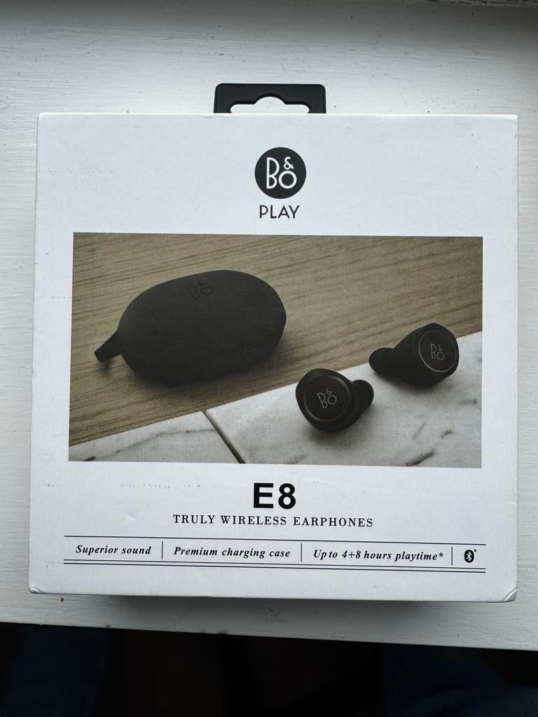 B&O Beoplay E8 oordopjes, Overige merken, Gebruikt, Bluetooth, Op oor (supra aural)