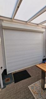 Elektrische rolluik, Doe-het-zelf en Verbouw, Rolluiken, Ophalen, Gebruikt, 200 cm of meer, Wit