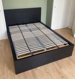 IKEA Malm bed zwart, Ophalen, Gebruikt, Zwart, 140 cm