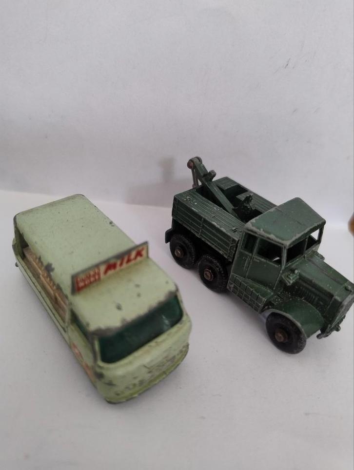 🔴 2 oude lesney,s, Hobby en Vrije tijd, Modelauto's | 1:87, Gebruikt, Auto, Ophalen of Verzenden
