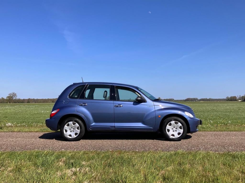 Chrysler PT Cruiser 2.4 I 16V AUT 2006 Blauw, Auto's, Chrysler, Beige, Blauw, 1445 kg, Particulier