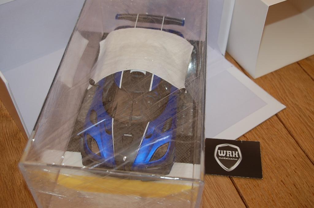 1:18 KOENIGSEGG ONE  Matt blue VMB models LTD 30 WRH, Verzenden, Zo goed als nieuw, Auto, Overige merken