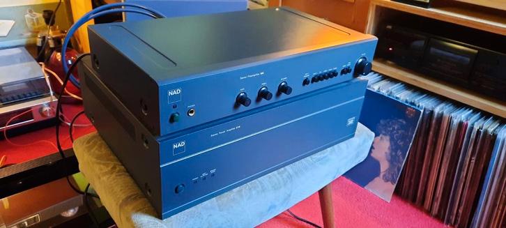Nad 216 thx eindversterker en Nad 106 voorversterker  🟢, Audio, Tv en Foto, Versterkers en Receivers, Gebruikt, 120 watt of meer