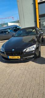 BMW 6-Serie 650I Cabrio 4.4 300KW Aut8 2011 Zwart, Auto's, Automaat, Achterwielaandrijving, 8 cilinders, Cabriolet