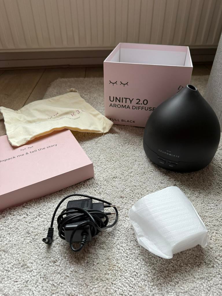 Zwarte Geurwolkje Aroma Diffuser, Ophalen of Verzenden, Zo goed als nieuw, Aroma