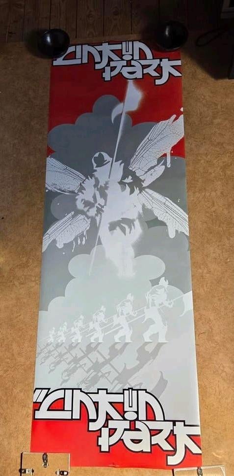 Linkin Park - WAR - Hybrid Theory - Deurposter - 158x53cm, Rechthoekig Staand, Deurposter of groter, Ophalen of Verzenden, Zo goed als nieuw