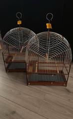 *Nieuwe Surinaamse kooi* 25 draads Merbau/Wenge 2 maal, Ophalen, Nieuw, Hout, Vogelkooi