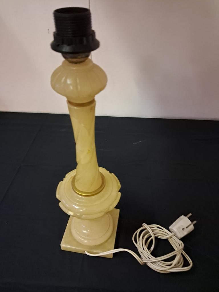 mooie marmeren schemerlamp poot, Ophalen of Verzenden