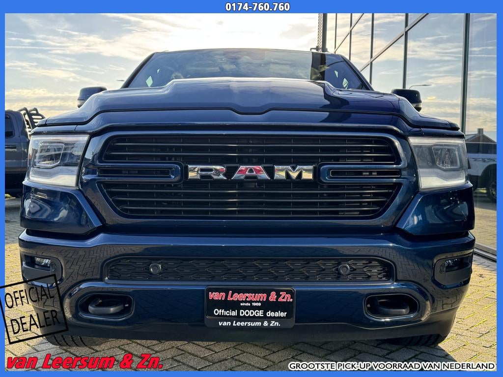 Dodge Ram 1500 Laramie Sport | Alpine | Wireless Apple Carpl, Automaat, 5654 cc, Blauw, 402 pk