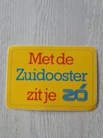 sticker Met de Zuidooster zit je ZÓ, Ophalen of Verzenden, Zo goed als nieuw, Overige typen