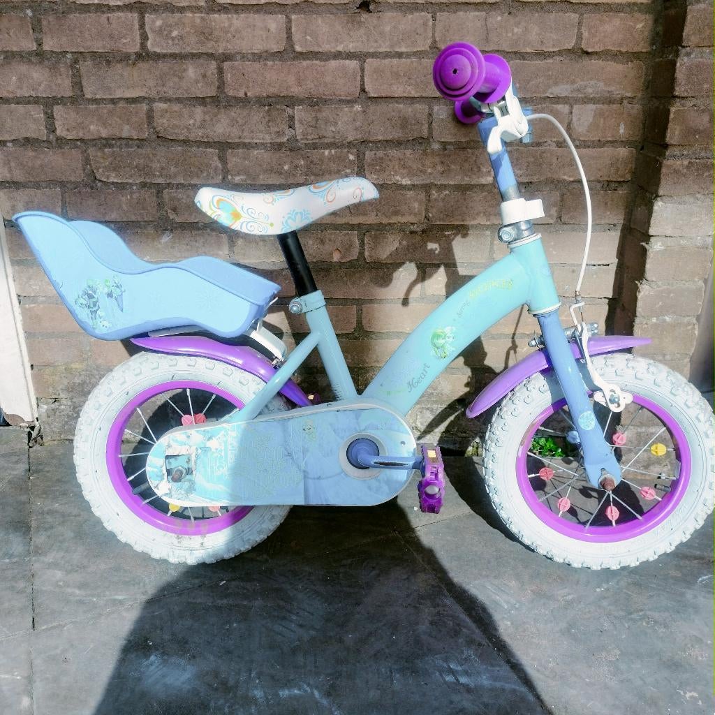 Oefen fietsje Frozen, Fietsen en Brommers, Fietsen | Kinderfietsjes, Ophalen, Gebruikt, Minder dan 16 inch, Onbekend