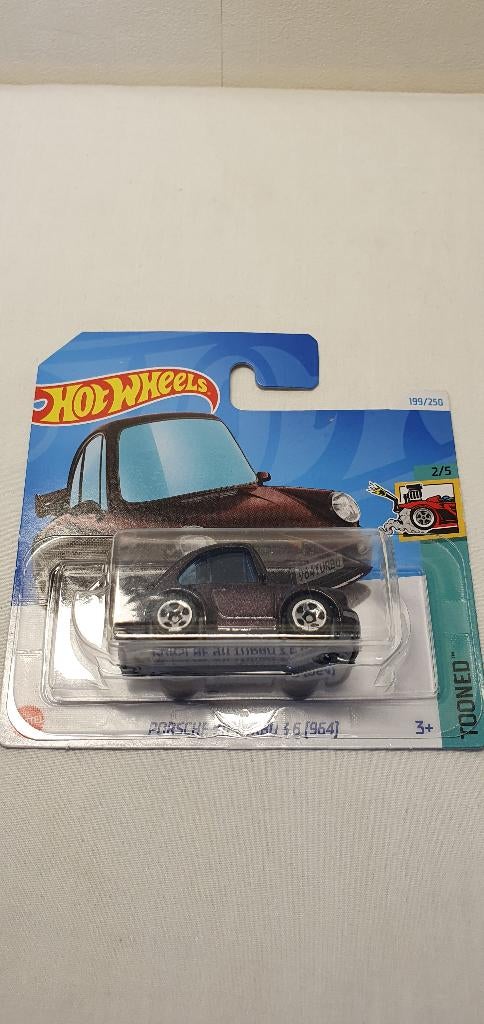 Hot Wheels PORSCHE 911 Turbo 3.6 (964) Tooned dark purple, Ophalen of Verzenden, Nieuw, Auto