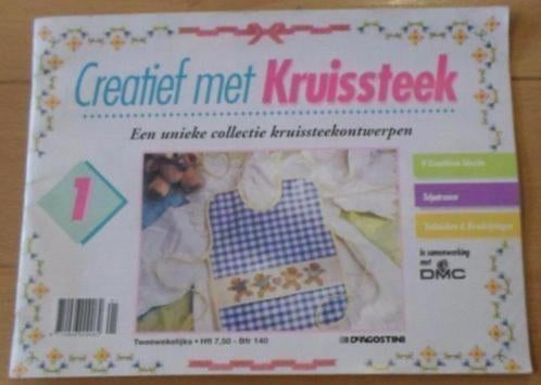 Borduurblad Creatief met Kruissteek 1, Ophalen of Verzenden, Zo goed als nieuw, Handborduren, Patroon