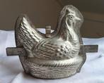 Antieke chocoladevorm: Hele grote (Paas)KIP op MAND, Ophalen of Verzenden