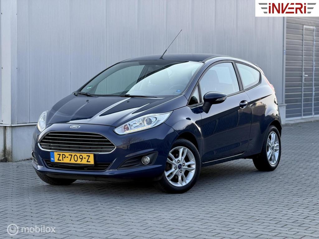 Ford Fiesta 1.0 Ecoboost | Nieuwe APK! | Stoelverwarming, Stof, Gebruikt, 525 kg, Blauw