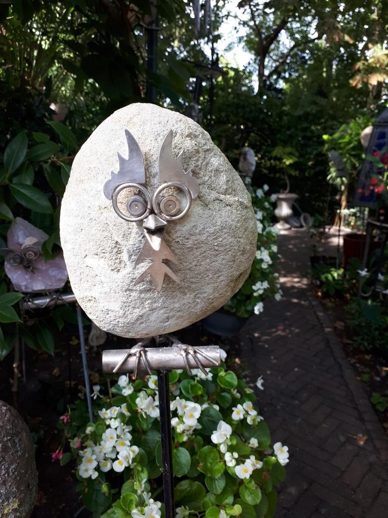 Tuin beelden, Tuin en Terras, Ophalen of Verzenden, Metaal, Overige typen