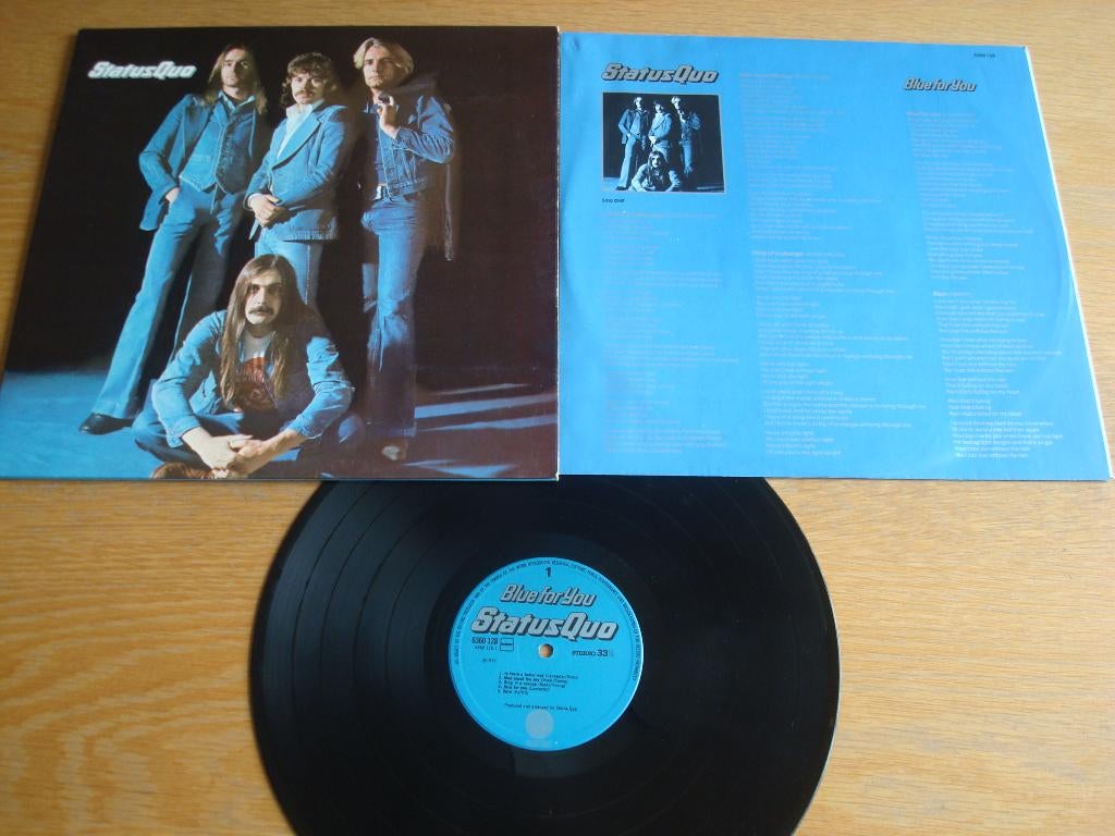Lp Status Quo Blue for you, Ophalen of Verzenden, Zo goed als nieuw, 12 inch, Poprock