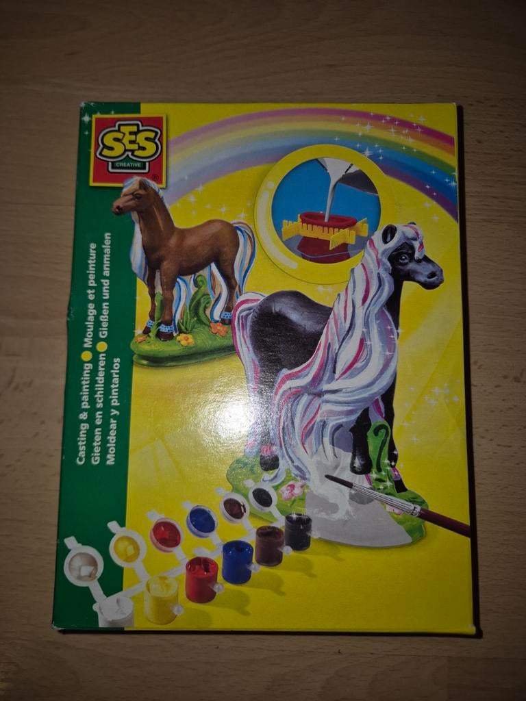 Nieuw: SES Creative Gieten & Schilderen Paarden Knutselset, Ophalen of Verzenden, Nieuw, Knutselwerk