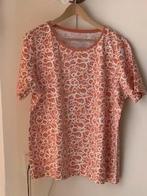 Dames oranje blouse jaren 60 print AproductZ maat 48, Ophalen of Verzenden, Zo goed als nieuw, Maat 46/48 (XL) of groter, Oranje