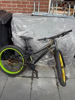 Stoere Fatbike - Zwart met Groene en Gele Velgen, Fietsen en Brommers, Fietsen | Mountainbikes en ATB, Gebruikt, Bike, Heren, Bike