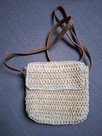 gevlochten tasje met rits- en drukknoopsluiting nieuw!, Ophalen of Verzenden