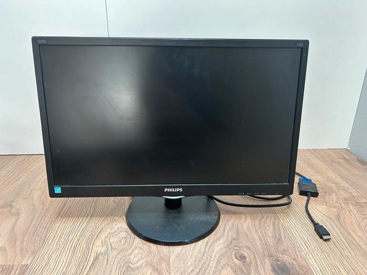 Philips 223V LED Monitor - Full HD, Zo goed als nieuw, Computers en Software, Monitoren, Zo goed als nieuw, 60 Hz of minder, HDMI
