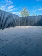 Ongeveer 60 grijze tegels, Ophalen, Gebruikt, 40 tot 60 cm, 10 m² of meer