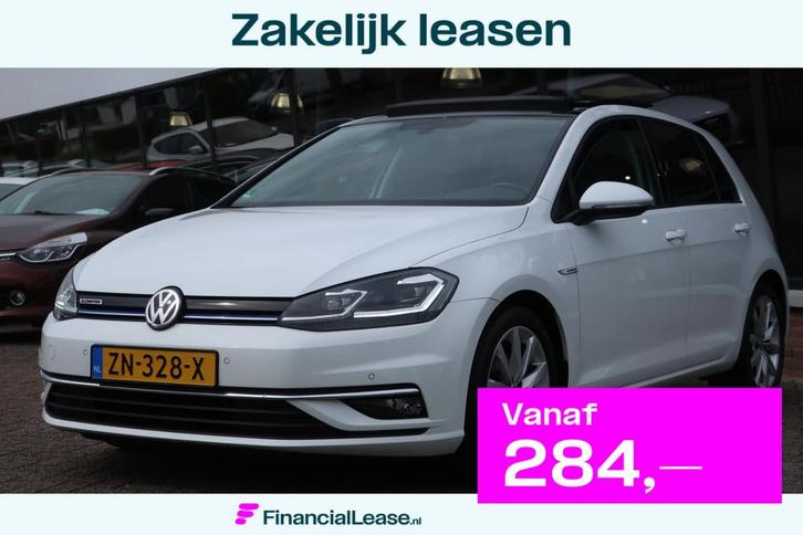 Volkswagen Golf 1.5 TSI Highline 7.5 2e EIG_LED_PANO_GR-NAVI, Auto's, Volkswagen, Bedrijf, Lease, Financial lease, Golf, ABS, Achteruitrijcamera