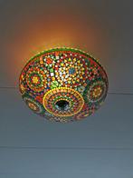 Kleurige mozaïek plafonniere, Huis en Inrichting, Ophalen, Zo goed als nieuw, Overige materialen, Indiaas, Turks