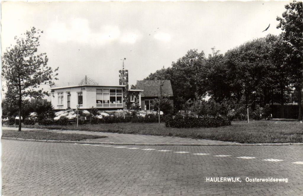 Haulerwijk, Oosterwoldseweg - ongelopen, Verzenden, 1960 tot 1980, Ongelopen, Noord-Brabant