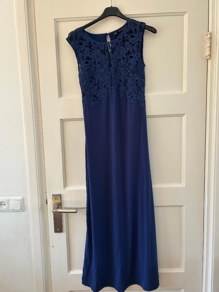 Bodyflirt avondjurk / lange jurk maat 32/ 34 blauw, Blauw, Ophalen of Verzenden, Zo goed als nieuw, Maat 34 (XS) of kleiner