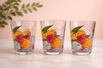 Set van 3 Vintage Kinderglazen - Jaren 70, Ophalen of Verzenden, Zo goed als nieuw, Frisdrankglas