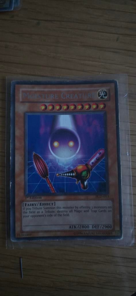 Moisture Creature (1st Edition) Yu-Gi-Oh! Kaart, Hobby en Vrije tijd, Verzamelkaartspellen | Yu-gi-Oh!, Ophalen of Verzenden, Gebruikt