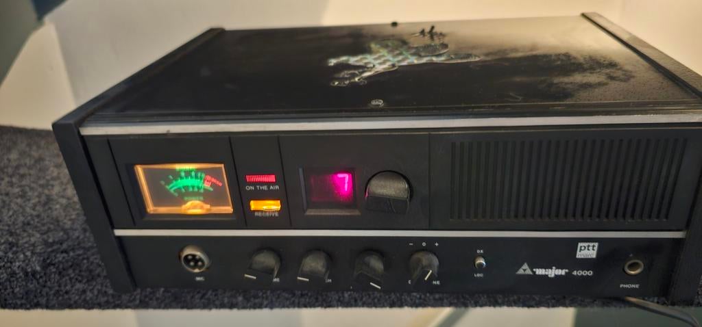 Major 4000 27MC Transceiver - Vintage CB Radio, Telecommunicatie, Zenders en Ontvangers, Ophalen of Verzenden, Gebruikt, Zender en Ontvanger