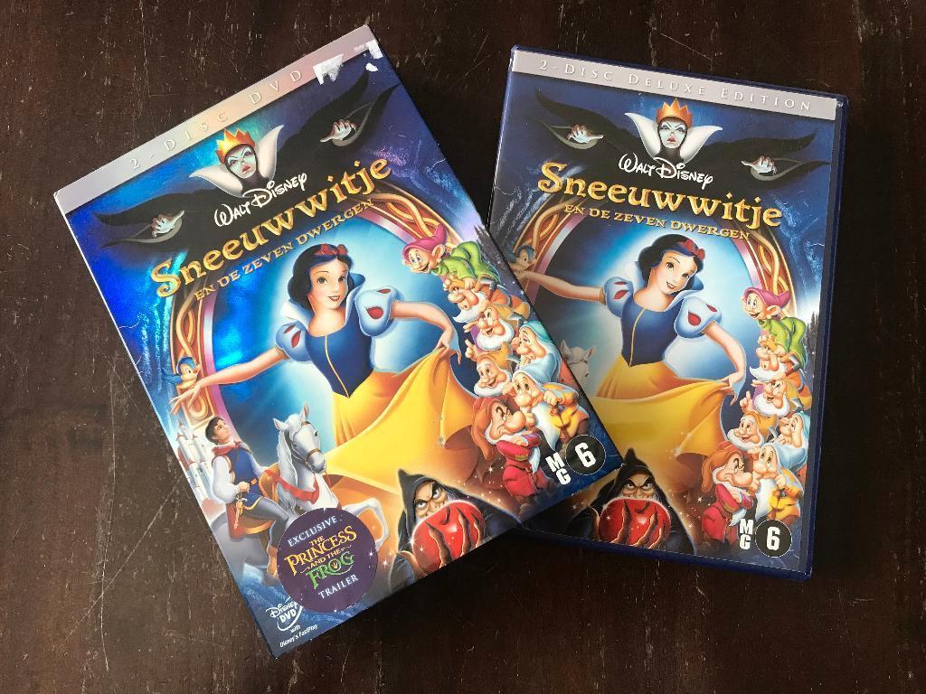 Walt Disney Sneeuwwitje en de Zeven Dwergen ( 2 DVD Box ), Cd's en Dvd's, Dvd's | Tekenfilms en Animatie, Europees, Tekenfilm