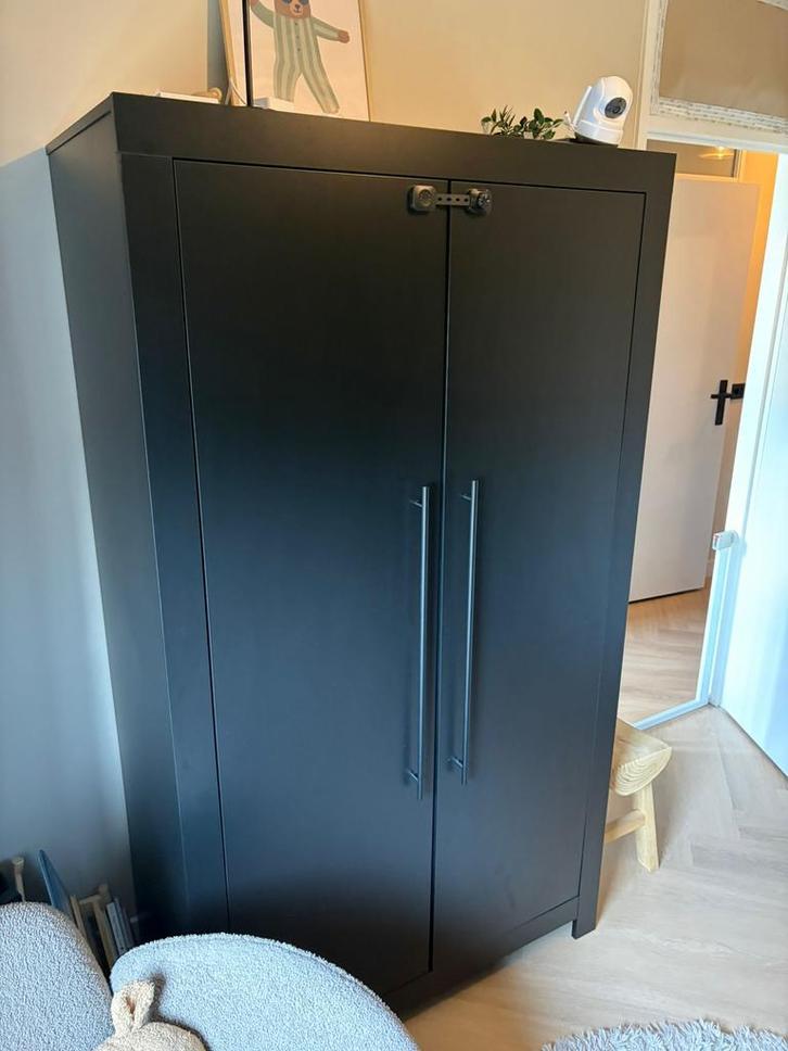 Babykamer meubels Europe Baby Vittoria (Babypark) zwart mat, Huis en Inrichting, Kasten | Lockerkasten, Zo goed als nieuw, Ophalen