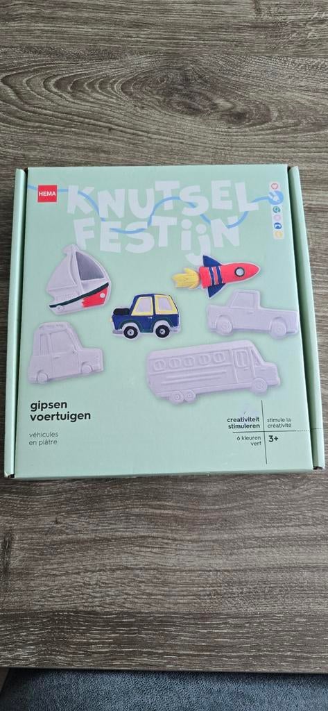 Gipsen voertuigen maken, nieuw, Kinderen en Baby's, Speelgoed | Educatief en Creatief, Ophalen of Verzenden, Nieuw