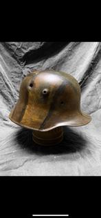 Duitse Stahl helm m16 mimikri camo, Ophalen of Verzenden, Landmacht, Duitsland, Helm of Baret