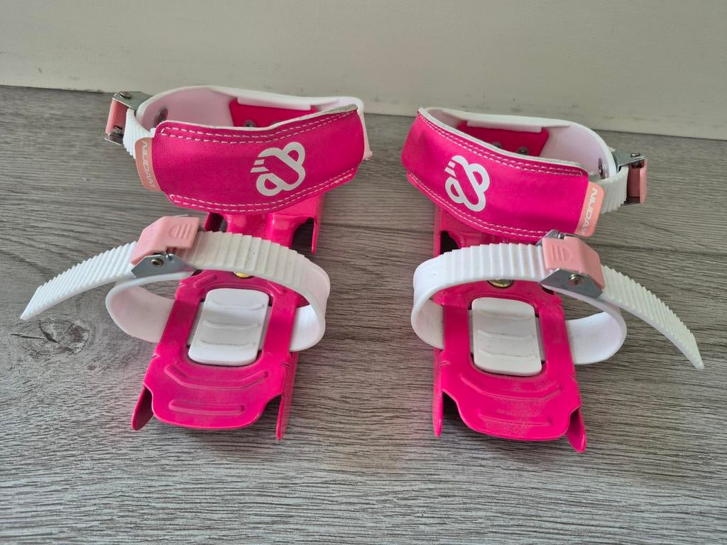 Roze nijdam schaatsen glij-ijzers, Ophalen, Zo goed als nieuw, Overige merken