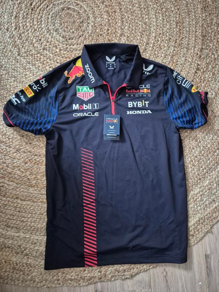 MAX VERSTAPPEN MAAT M TEAM POLO JAAR 2023 NIEUW REDBULL F1, Ophalen, Nieuw, Maat 48/50 (M), Blauw