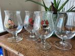 4 Duvel bierglazen - Diverse uitvoeringen, Ophalen of Verzenden, Gebruikt, Bierglas