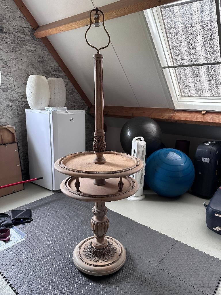 Lamp, Zo goed als nieuw, 150 tot 200 cm, Hout, Antiek