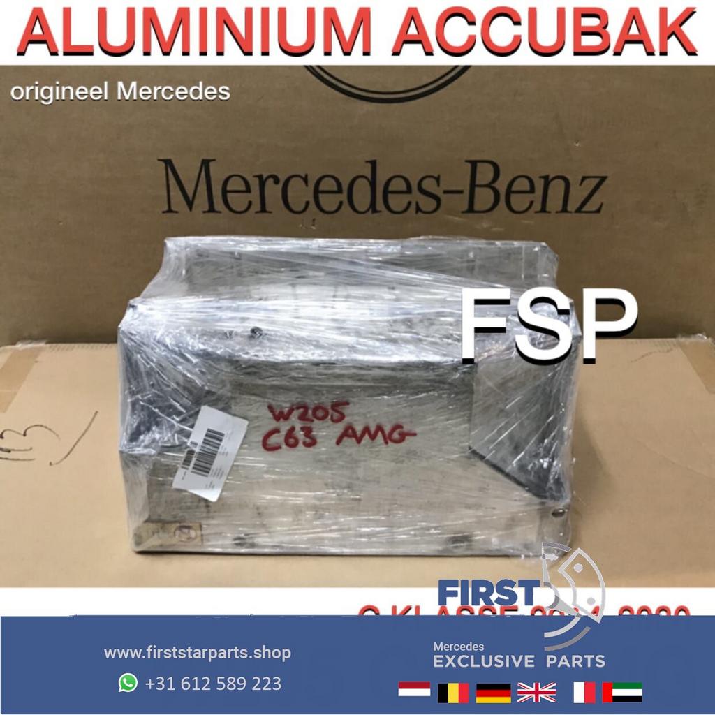W205 C63 AMG ACCUBAK aluminium ACCU HOUDER BAK Mercedes C 63, Gebruikt, -, Ophalen of Verzenden, -
